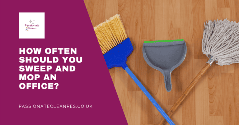 How Often Should You Sweep and Mop an Office?